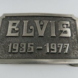 Vintage Elvis Belt Buckle RCA records